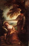 Thomas Gainsborough Haymaker and Sleeping Girl china oil painting artist